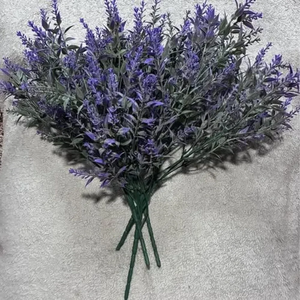 Artificial Lavender Flower Bunches - Qty 5